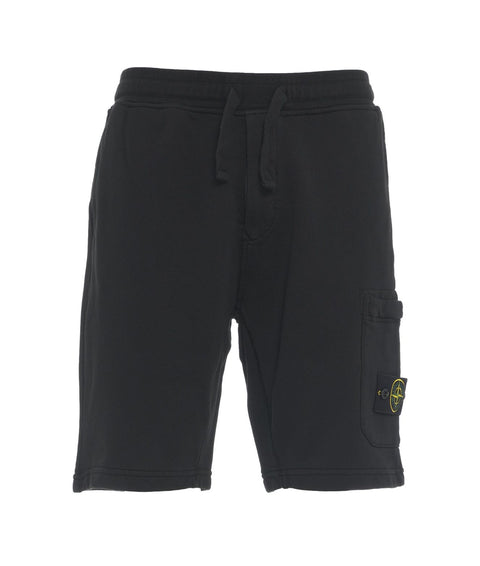 Pantaloncini in cotone #nero