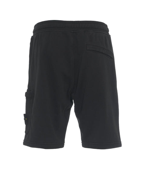 Pantaloncini in cotone #nero