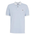 Polo con logo #blu