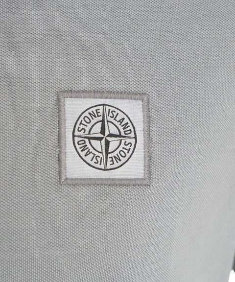 Polo con logo #grigio