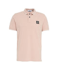 Polo con dettaglio logo #rosa