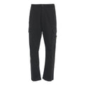 Pantaloni cargo con logo staccabile #nero