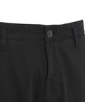 Pantaloni cargo con logo staccabile #nero