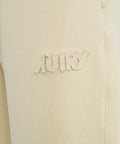 Pantaloncini in jersey con logo #beige