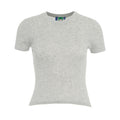 T-shirt a coste #grigio