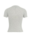 T-shirt a coste #grigio