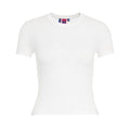 T-shirt a coste #bianco