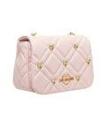 Borsa a tracolla con borchie #rosa