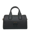 Borsa a mano con logo #nero