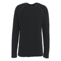 Maglione con dettagli di cucitura #nero