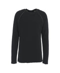 Maglione con dettagli di cucitura #nero