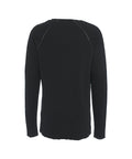 Maglione con dettagli di cucitura #nero