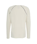 Maglione con dettagli di cucitura #beige