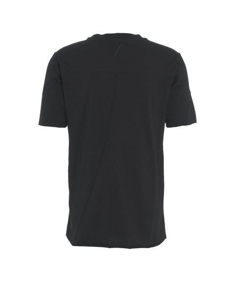 T-shirt con dettagli di cucitura #nero