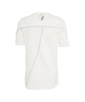 T-shirt con dettagli di cucitura #bianco