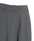 Pantaloni plissettati con gessato 'Carla' #grigio