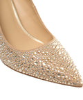 Decollete con strass 'Alina Flex' #oro