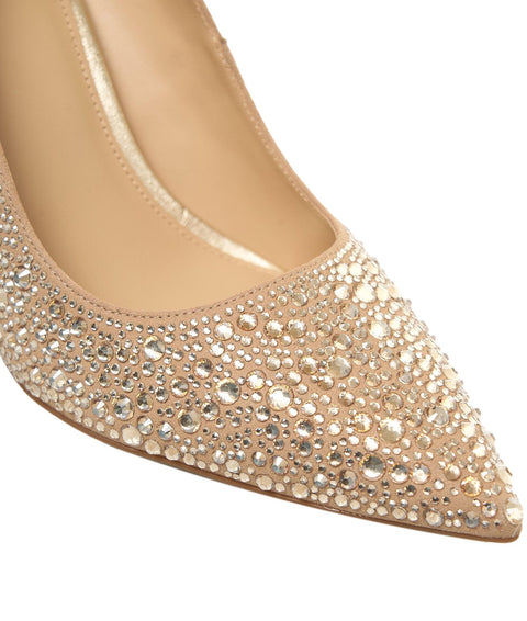 Decollete con strass 'Alina Flex' #oro