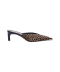 Sabot con stampa animalier 'Kasia' #marrone