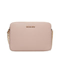 Borsa a tracolla in pelle 'Jet Set' #pink