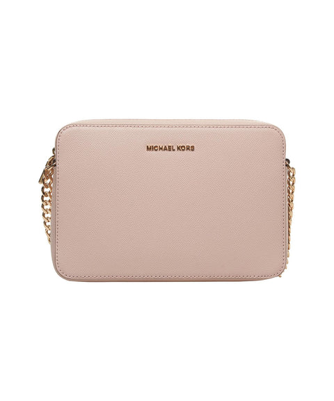 Borsa a tracolla in pelle 'Jet Set' #pink