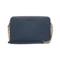 Borsa a tracolla in pelle 'Jet Set' #blu