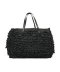 Shopper in rafia 'Marcella #nero