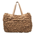 Shopper in rafia 'Marcella #beige