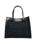 Shopper in rafia 'Marcella' #nero