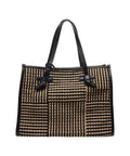 Shopper intrecciata 'Marcella' #nero