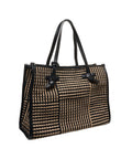 Shopper intrecciata 'Marcella' #nero