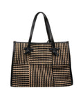 Shopper intrecciata 'Marcella' #nero