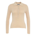 Polo a manica lunga 'Adela' #beige