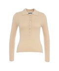 Polo a manica lunga 'Adela' #beige