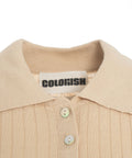 Polo a manica lunga 'Adela' #beige