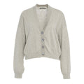 Cardigan con scollo a V 'Presley' #grigio