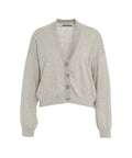 Cardigan con scollo a V 'Presley' #grigio