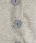 Cardigan con scollo a V 'Presley' #grigio