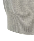 Cropped T-shirt a maglia #grigio