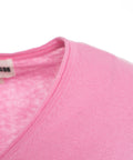 Maglione con scollatura a V #rosa