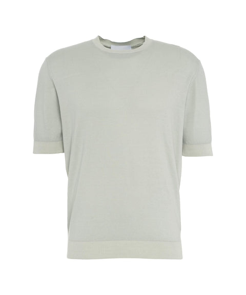 T-shirt a maglia #verde