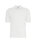 Polo in cotone #bianco