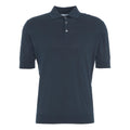 Polo in cotone #blu