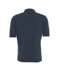 Polo in cotone #blu