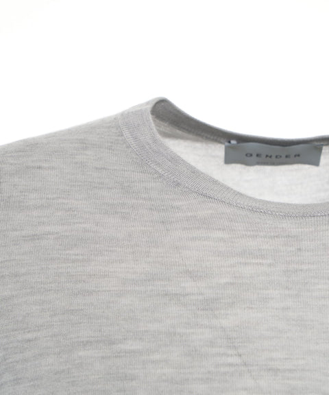 Maglione in cotone fine #grigio