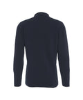 Blazer doppiopetto in maglia #blu