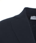 Blazer doppiopetto in maglia #blu