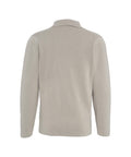 Blazer monopetto in maglia #grigio