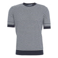 T-shirt a righe in maglia #blu