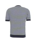 T-shirt a righe in maglia #blu